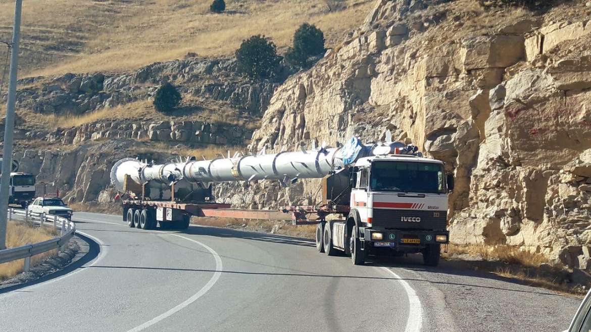 بندرعباس ایران به قرهگل ازبکستان به طول 30 متر